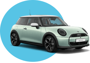 Front angled view of MINI Cooper